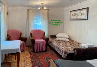 Спальня трехместная в домике Лютик - Бузулукский бор