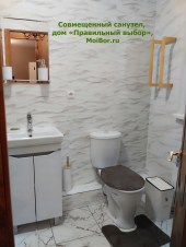 Совмещенный санузел, домик Правильный выбор, Бузулукский бор