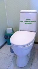 Туалет, домик Речной замок в Бузулукском бору